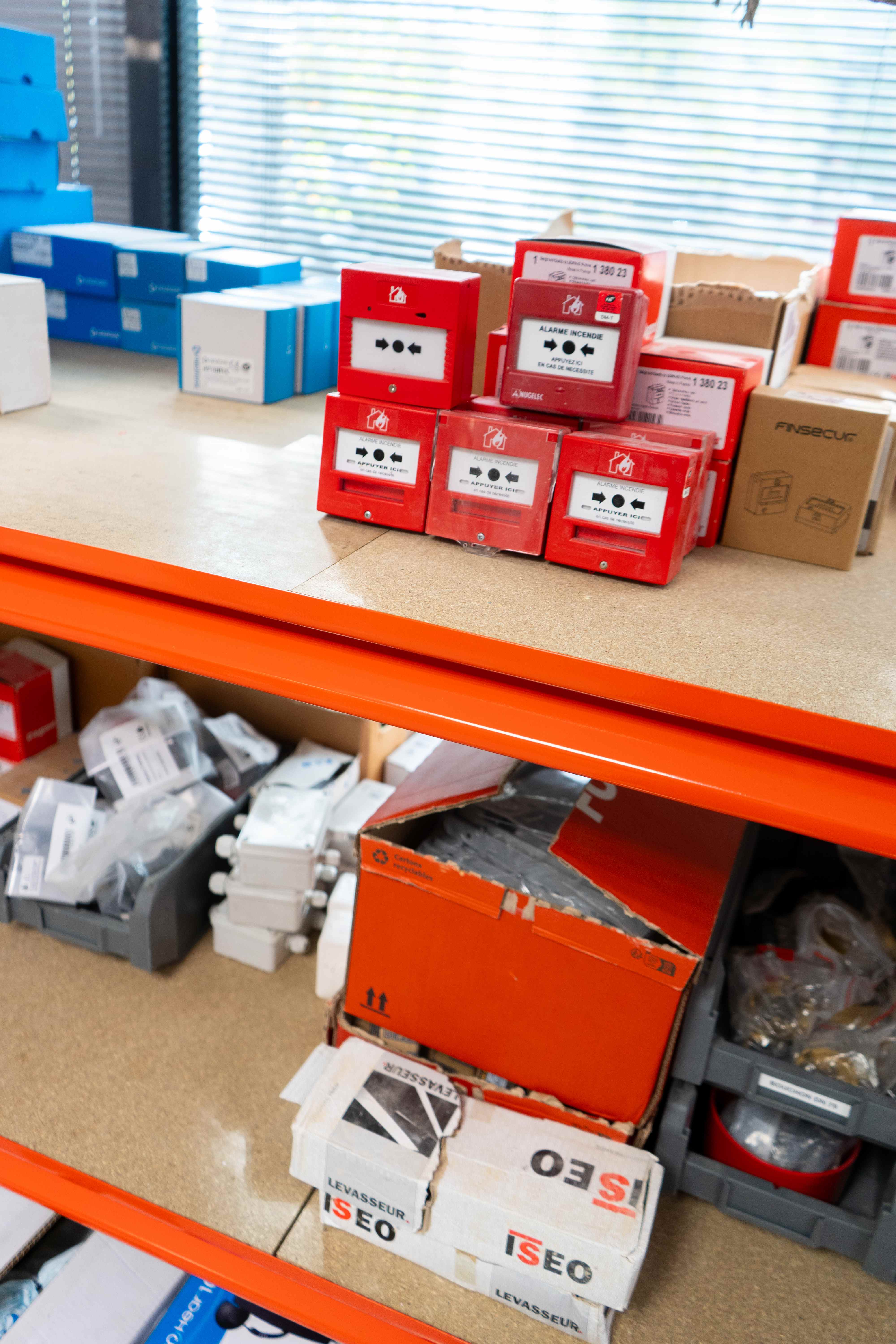 Stock de déclencheurs manuels d'alarme incendie IP2S